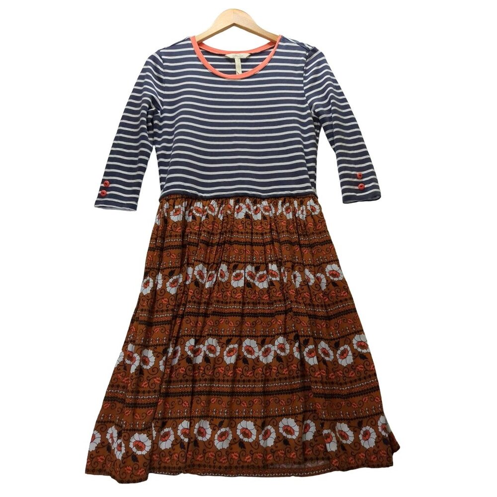 Matilda Jane Winsome Dress Womens S Boho Cottagecore‎ Prairie Striped Floral